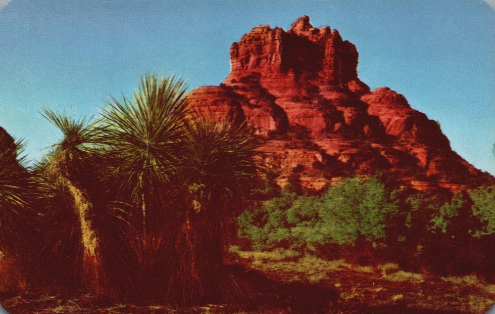 Postcard AZ Oak Creek Canyon Arizona Bell Rock Unposted Chrome Vintage PC G3601