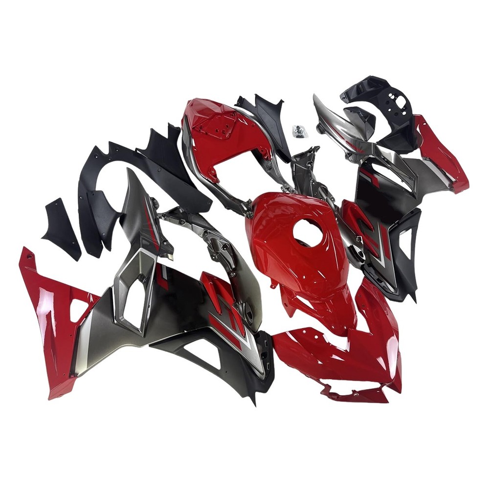 Grey Red ABS Injection Fairings for Kawasaki Ninja 500 2024 EX500 Bodywork Cowls