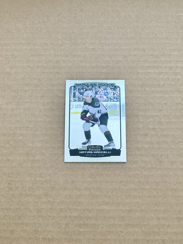 Matias Macelli - 3 Card Lot - Arizona Coyotes/ Utah Mammoth