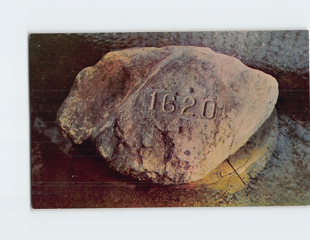 Postcard Historic Plymouth Rock Massachusetts USA North America