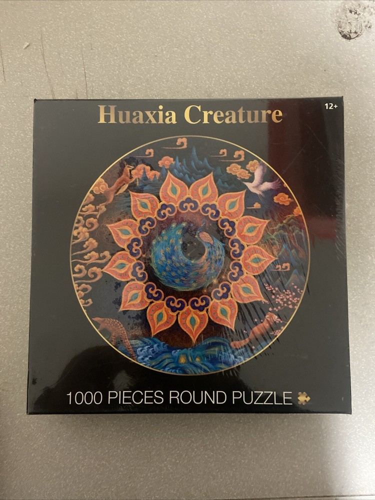 Huaxia Creature 1000 Piece Round Puzzle Sealed Complete