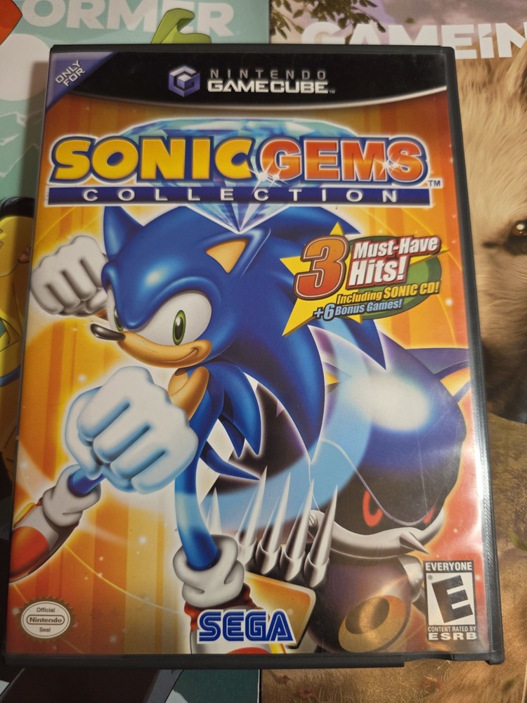 Sonic Gems Collection Nintendo GameCube Tested Complete With Reg Card
