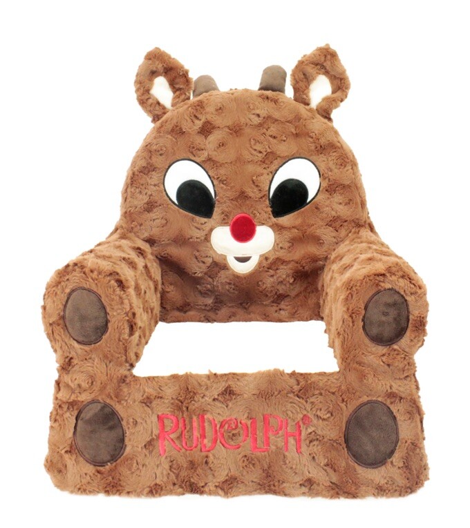 Rudolph The Red-nosed Reindeer Foam Plush Chair Couch Sofa Kids Christmas
