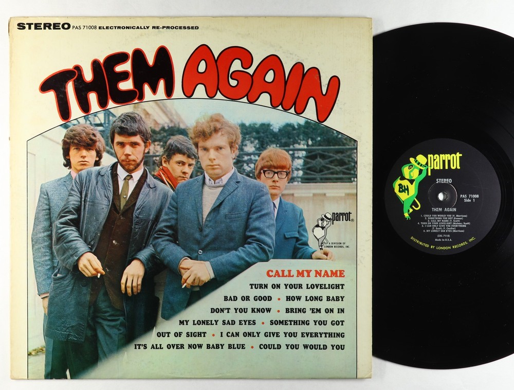 Them - Again LP - Parrot OG Press VG+