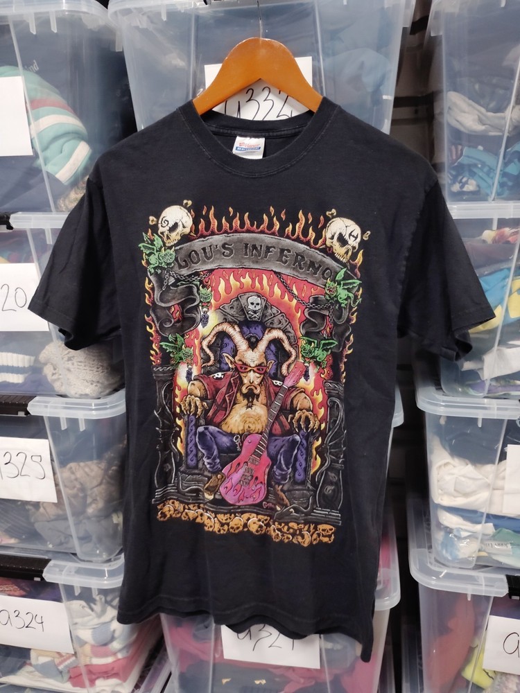 Vtg Guitar Hero 3 Legends Of Rock  Shirt Hanes M A349
