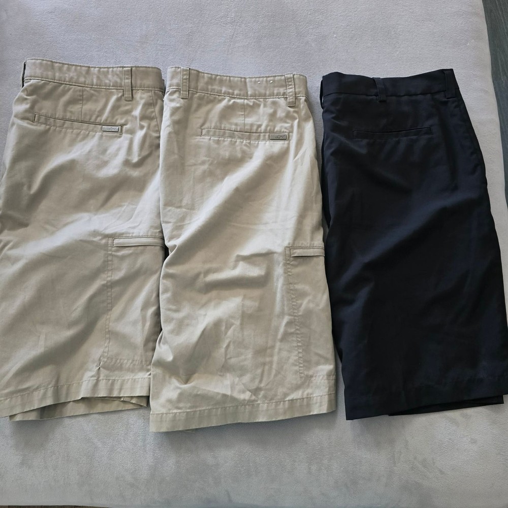 3 Pairs Of Mens Golf Shorts Size 38