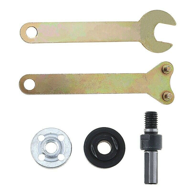 5pcs Grinder Wrench Spanner Lock Nut Flange Angle For Dewalt Milwaukee Makita