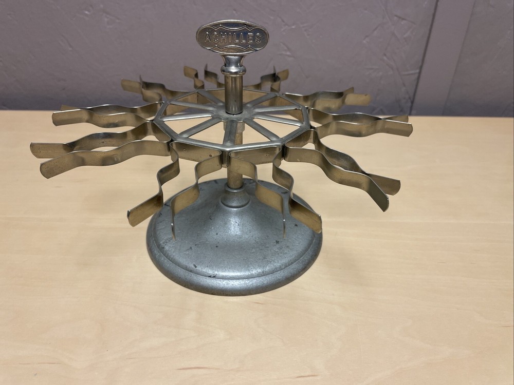 Vintage Achilles order wheel ticket holder carousel Restaurant cafe-image