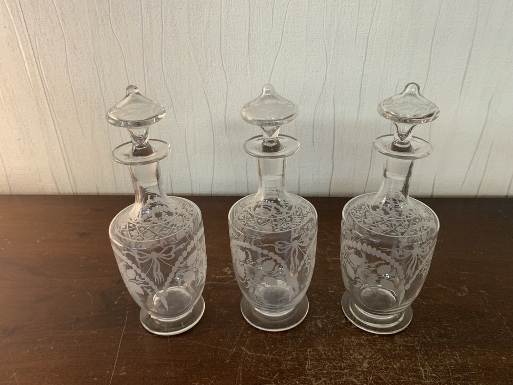 2 Crystal Liquor Decanters From Baccarat ?? (Price For 1)