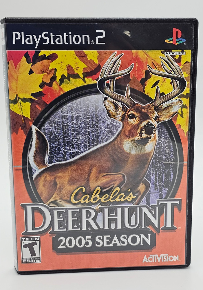 Sony Playstation 2 PS2 Cabelas Deer Hunt 2005 Season CIB Cleaned & Tested