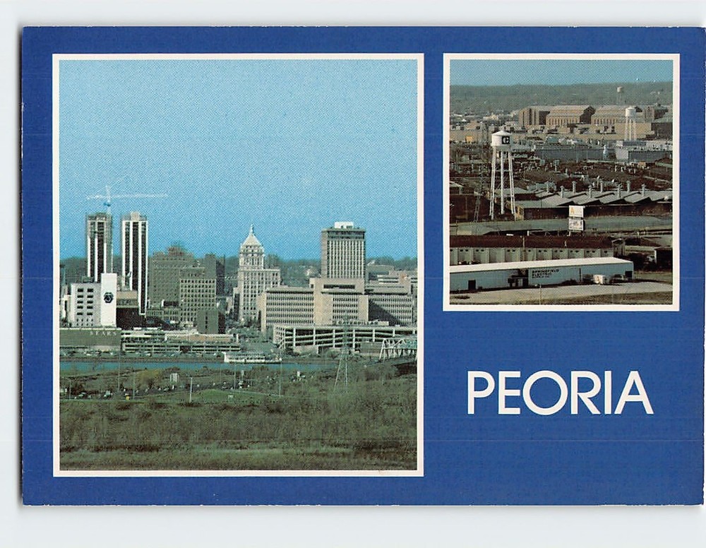 Postcard Scenes & Views Peoria Illinois USA