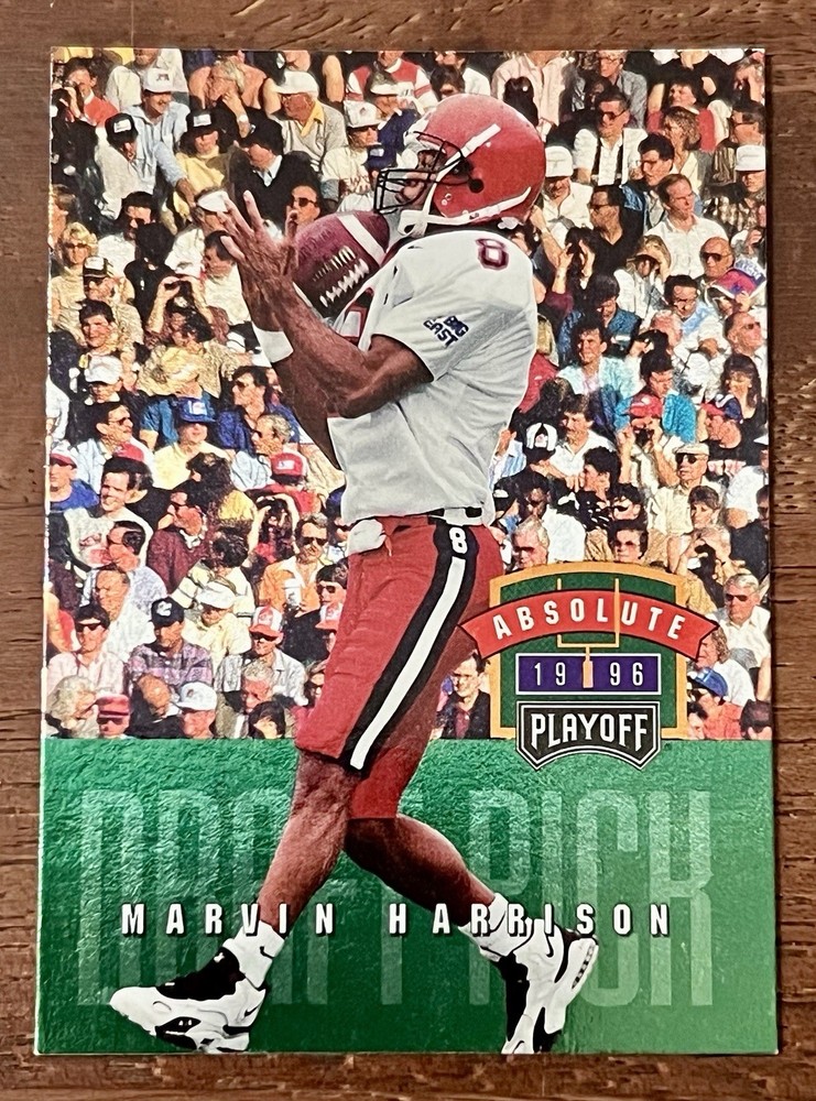 1996 Playoff Absolute Marvin Harrison #047 Rookie RC HOF