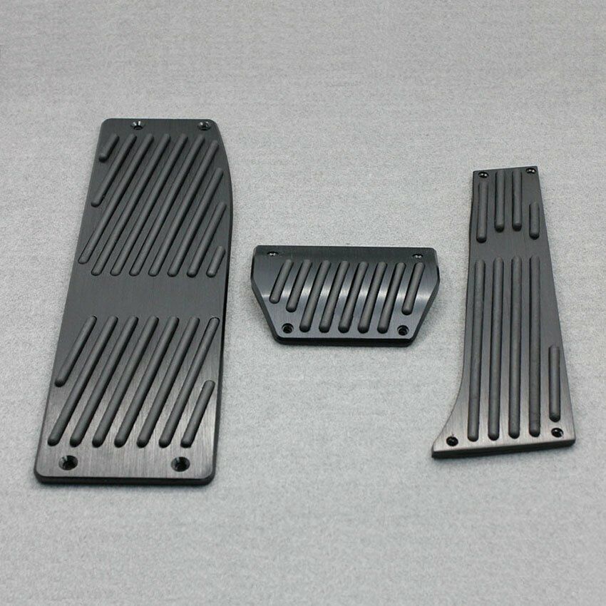Black Foot Rest Fuel Brake AT Pedals for BMW X1 E30 E36 E87 E46 E90 E91 E92 E93 Models