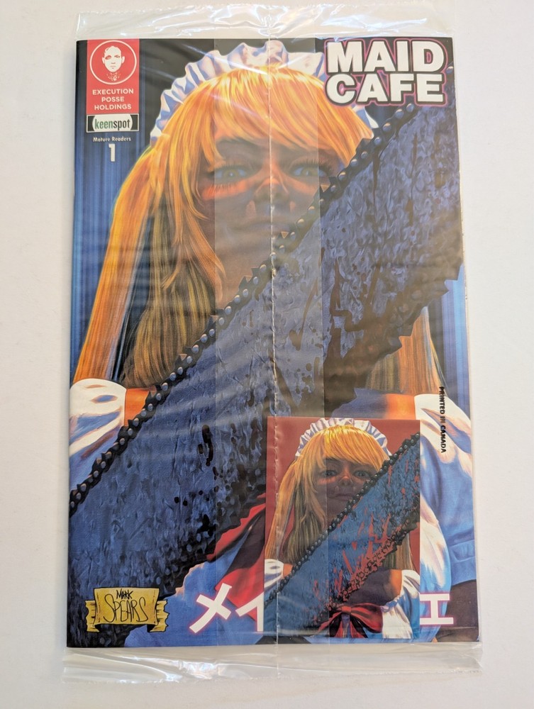 Maid Cafe #1 NM Keenspot 2026 Mark Spears Polybag + Card Combined Shipping