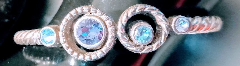 Brighton Multicolor Crystal Silver Tone Bangle Bracelet