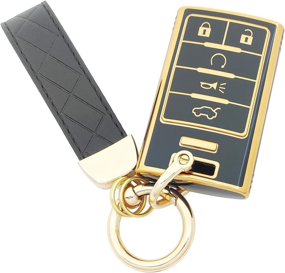 Protective Key Fob Cover Case Compatible with ATS CTS DTS XTS Escalade for Corve