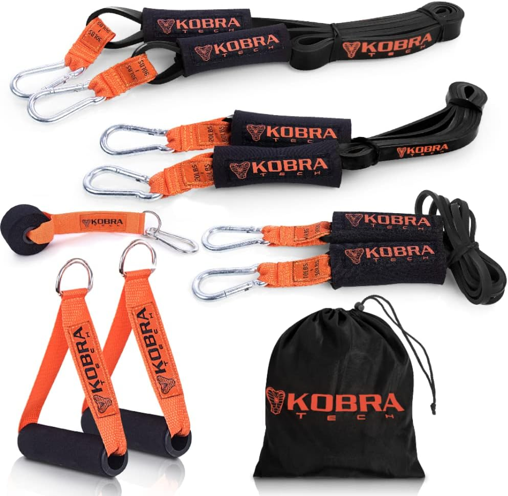 Pull up Resistance Bands Set for Men & Women - Premium Workout Exercise Kit with
