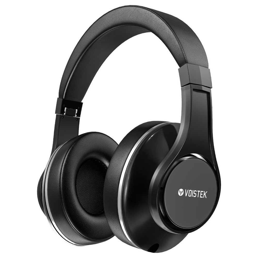 Voistek Over-Ear Headphones Foldable Noise Cancelling Music Bluetooth Headsets
