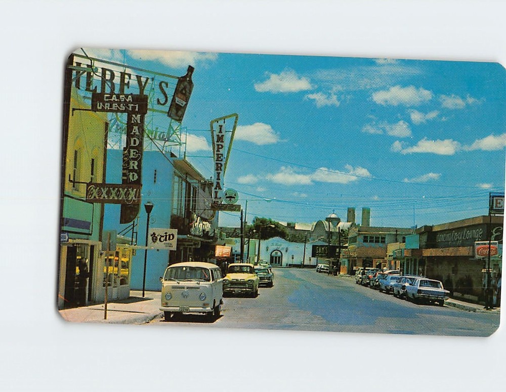 Postcard International Bridge Avenue Reynosa Tamaulipas Mexico