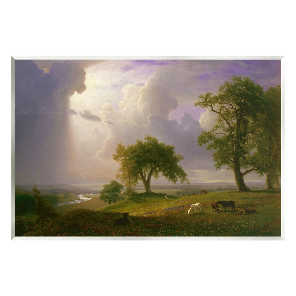 California Spring Classic Albert Bierstadt Landscape Wood Wall Art Decor