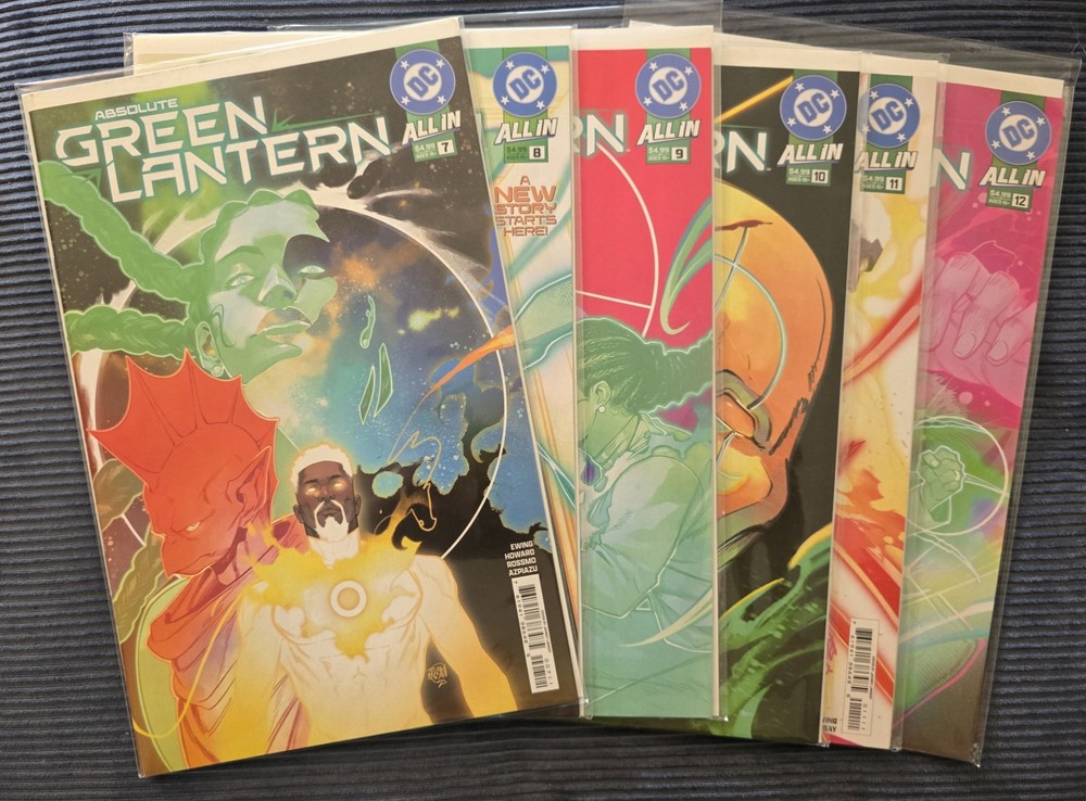 DC Comics ABSOLUTE GREEN LANTERN 7 8 9 10 11 12  set 1ST prints