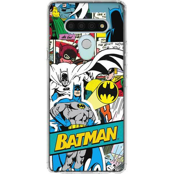 DC Comics Batman LG Stylo 6 Clear Case - Batman Comic Book