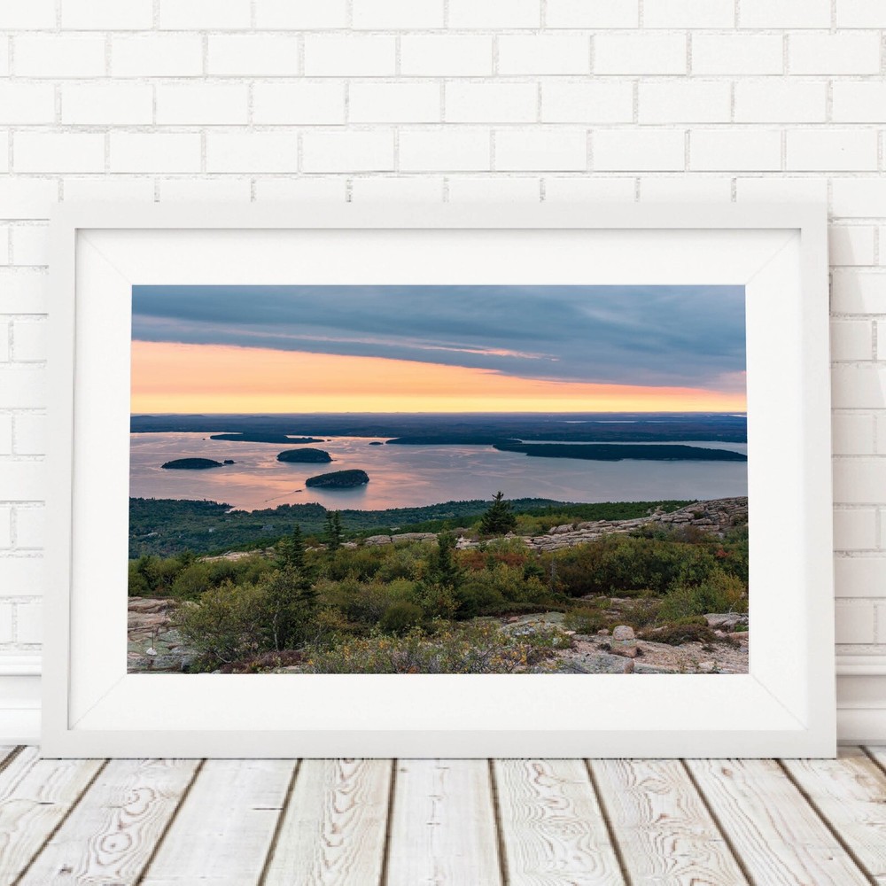 Cadillac Mountain Sunrise Acadia National Park Coastal Maine Art Print-image