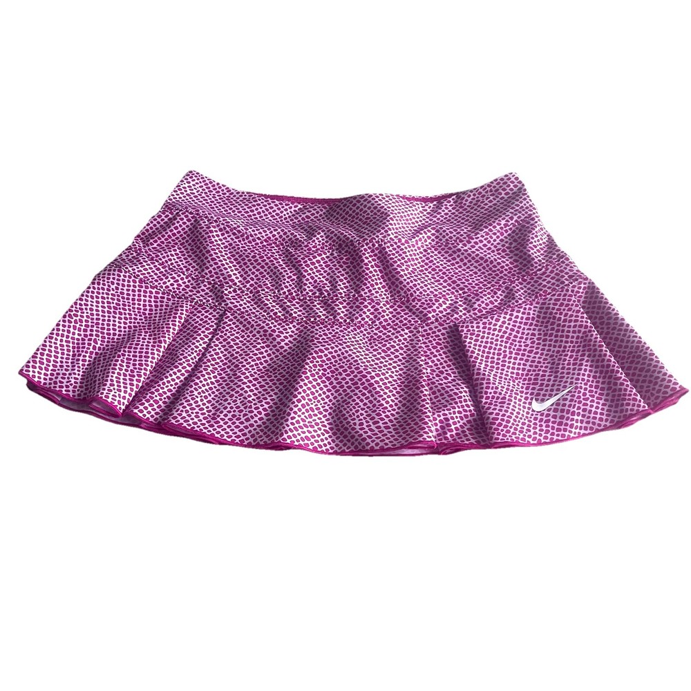 Nike Dri-fit Skort Skirt Tennis Athletic Running Golf Women's Size M Pink Geo