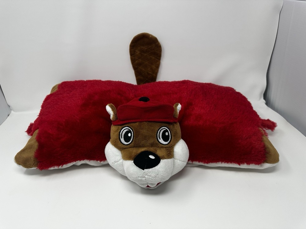 Buc-ees 20 Inch Bucky Beaver Plush Stuffed Animal Pillow Pet