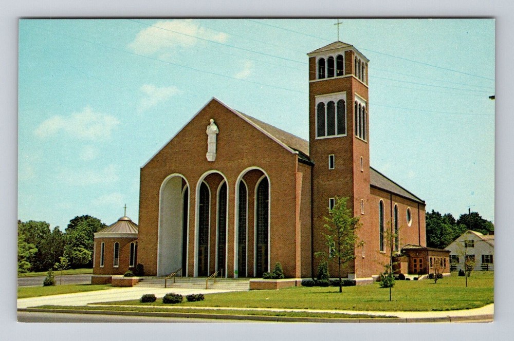 Salisbury MD-Maryland, St Francis De Sales RC Church, Religion Vintage Postcard