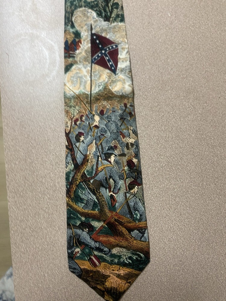 Men's Silk Tie Max Raab Tango Americana Collection “The Rebel Yell” 1861