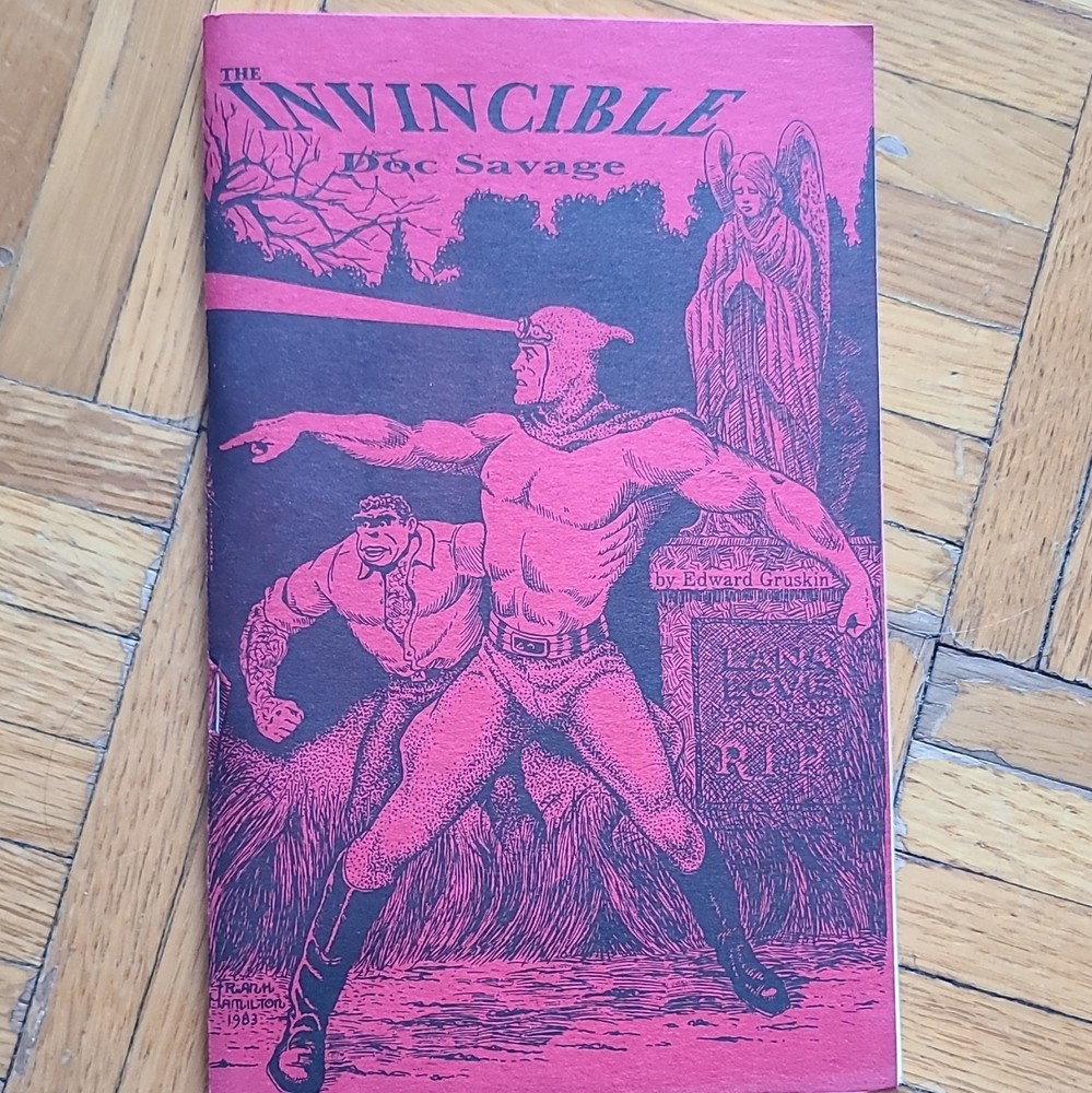 Doc Savage The Invincible Doc Savage Edward Gruskin PB Odyssey 1983 Illus