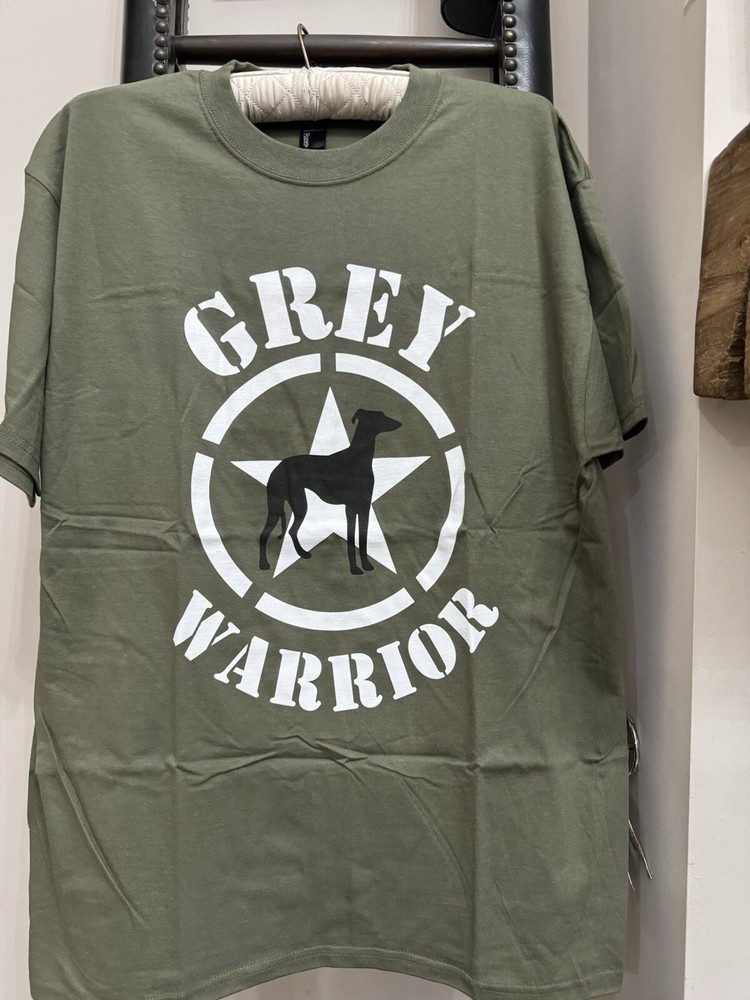 GREYHOUND WARRIOR  Adult Tshirt