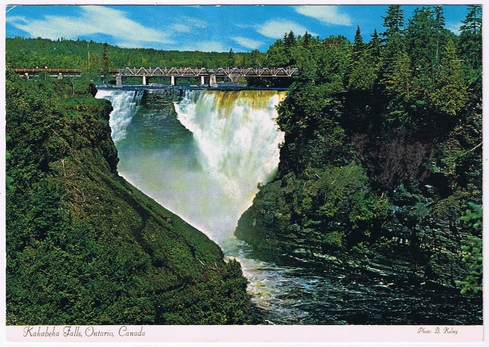 Postcard Kakabeka Falls Thunder Bay Ontario