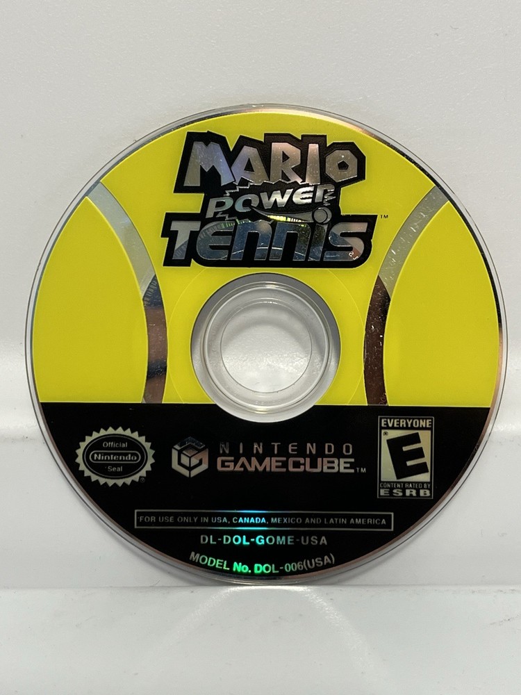 Mario Power Tennis (Nintendo GameCube, 2004) Disc Only Cleaned Tested