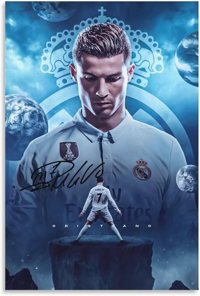 Cristiano Ronaldo Poster 3 Wall Art Print Poster Home Bathroom Bedroom Office