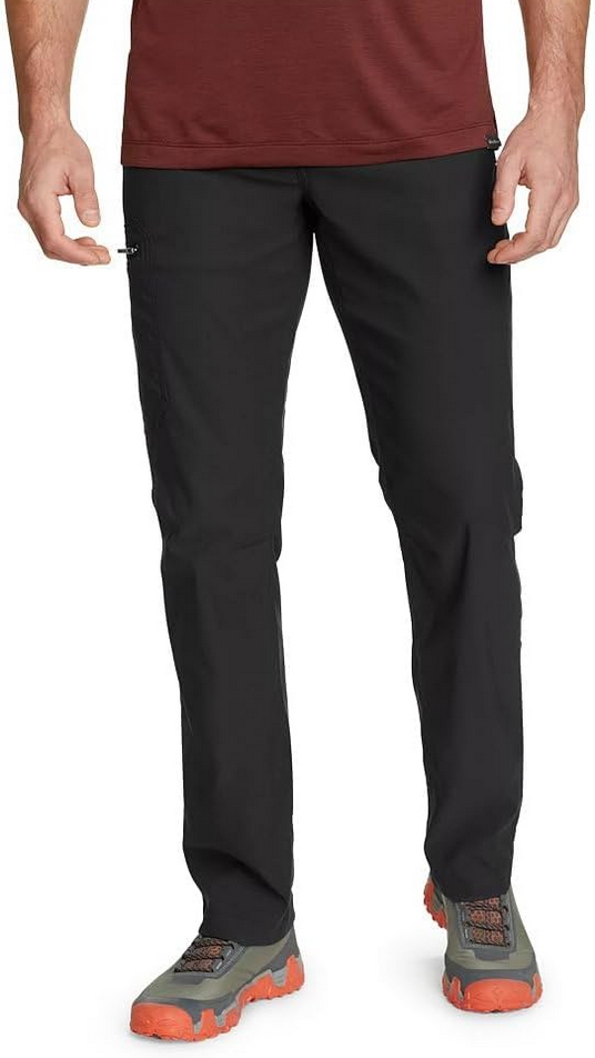 Eddie Bauer Men's Athletic Fit Rainier Tech Pants with Zipper Pocket