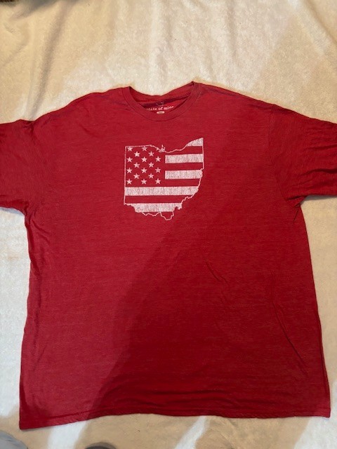 State Of Mine Unisex XXXL Short Sleeve Red T-Shirt