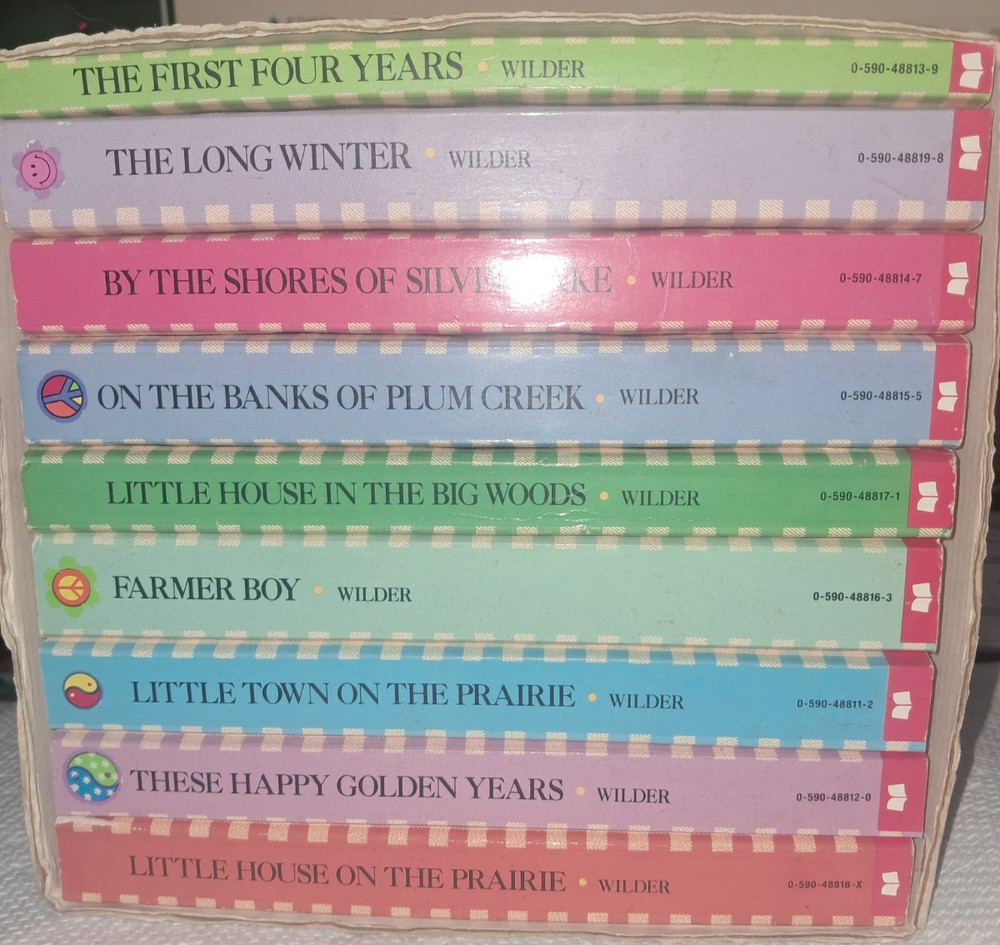 Laura Ingalls Wilder Little House on the Prairie Scholastic 9 TPB Box Set 1990s