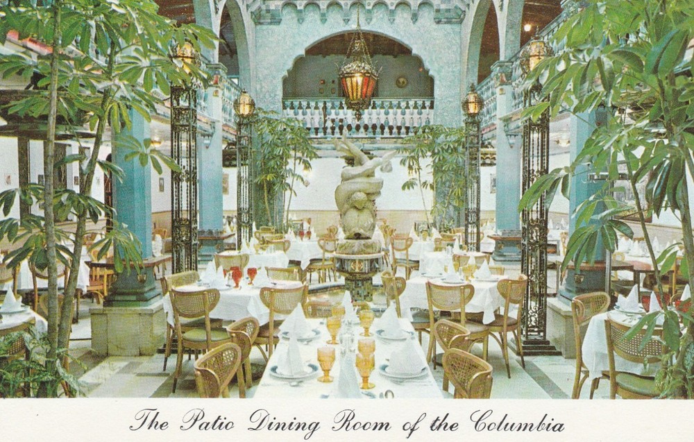 The Patio Dining Room Of The Columbia Restaurant Tampa Florida FL Postcard