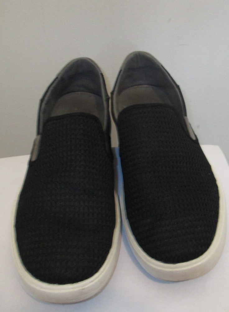 Olukai Men's Slip On Mesh Comfort Shoes US 8 Eur 41 Black/White