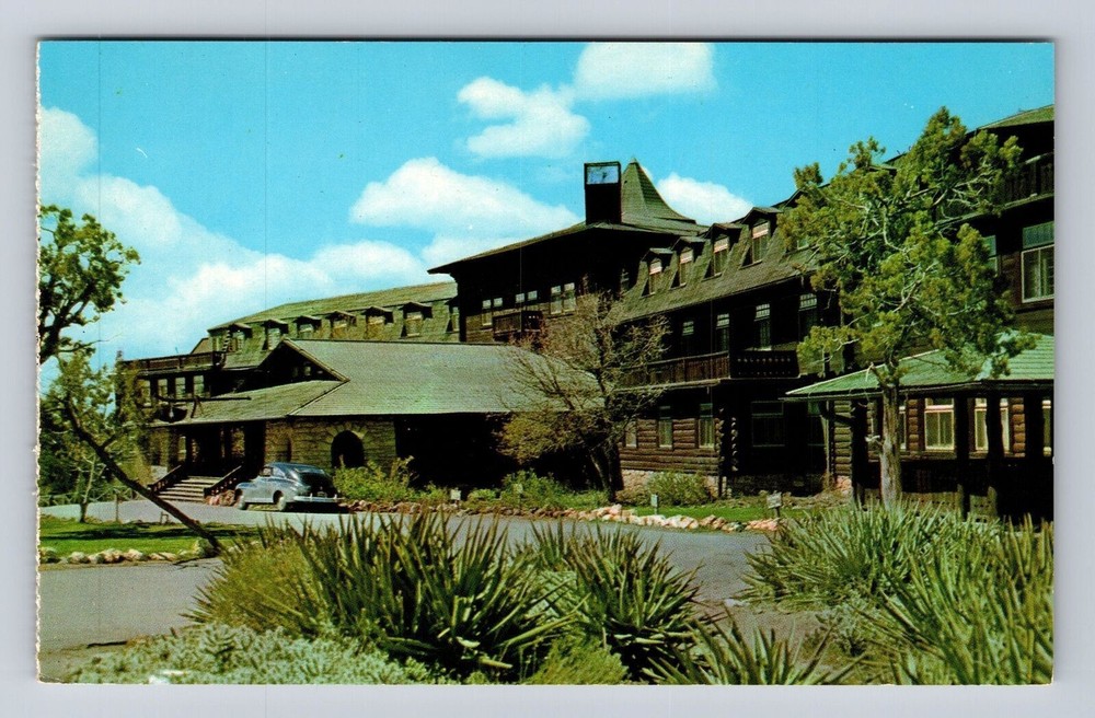Grand Canyon National Park, Hotel El Tovar, Advertisement, Vintage Postcard