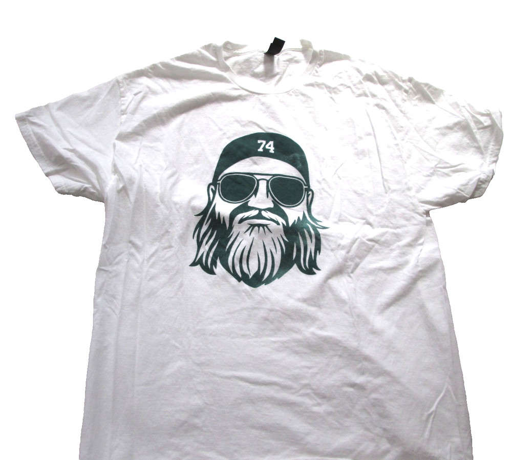 New York Jets Nick Mangold #74 Memorial Nov. 9 2025 Met Life Stadium T-Shirt XL