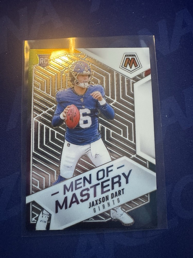 2025 Panini Mosaic - Men of Mastery Jaxson Dart #20 (RC)