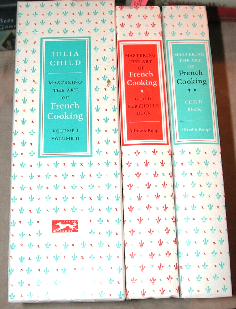 Mastering The Art Of French Cooking by Julia Child + Box Set 2 HC Gift Quality