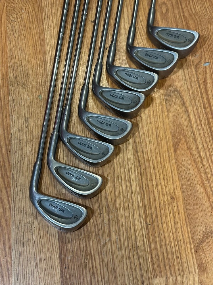 GOLF CLUBS IRON SET Wilson Staff WS 1000 3-9+PW RH steel
