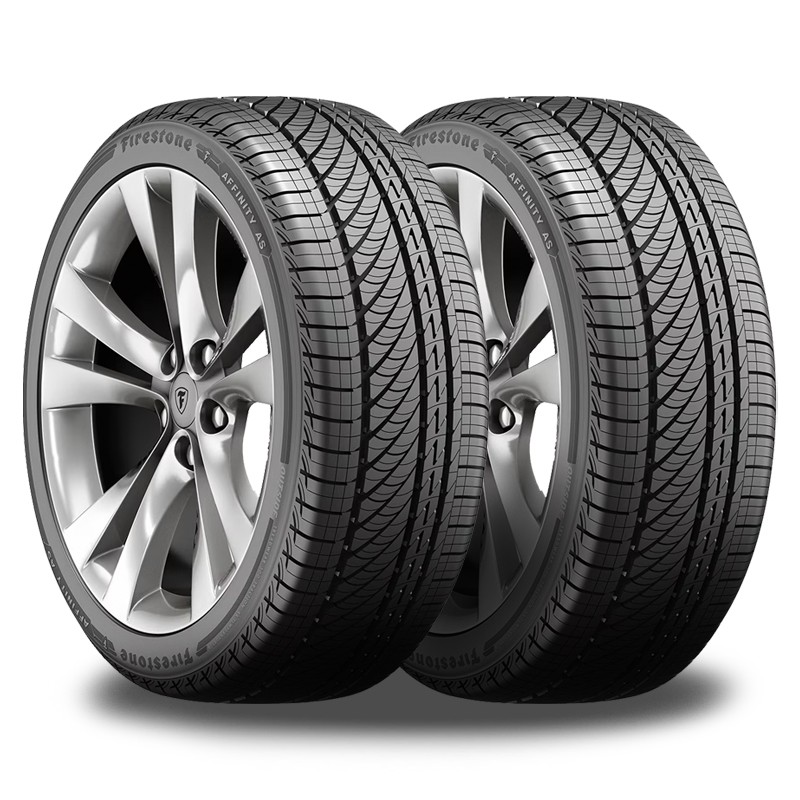 2 Firestone Affinity AS 215/60R16 95V All Season Performance [65K Mi Warranty]