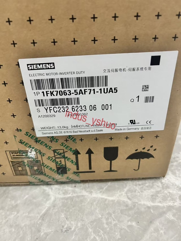 1Pc New Siemens Servo Motor 1Fk7063-5Af71-1Ua5