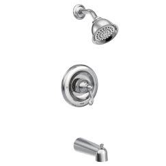 Moen T2123EP Traditional Tub and Shower Trim Kit with Chrome Finish
