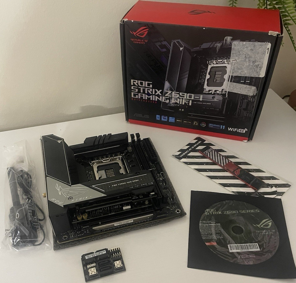 ASUS ROG STRIX Z690-I GAMING WIFI Mini-ITX Motherboard DDR5 LGA1700 Wi-Fi 6E